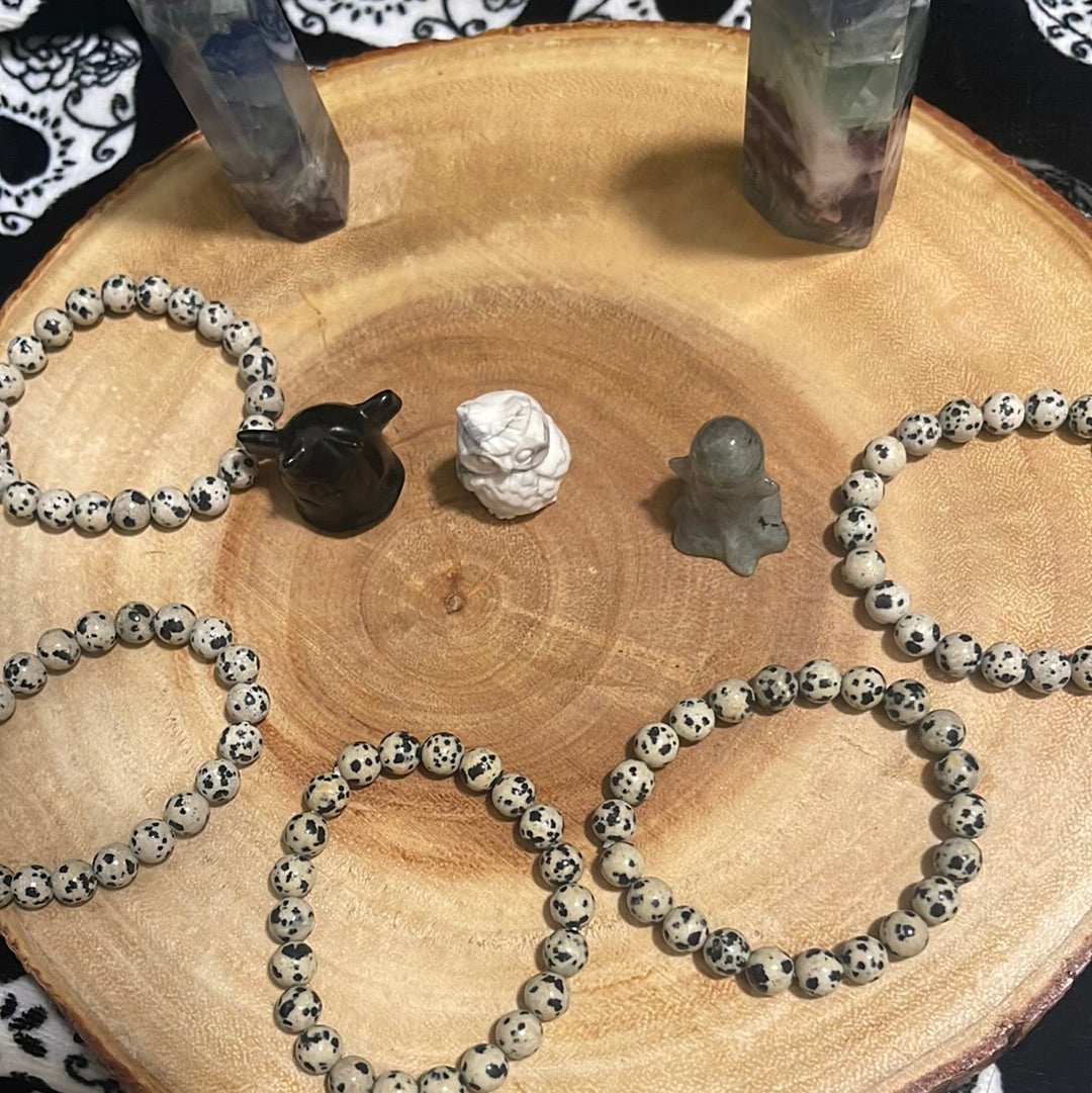Dalmatian jasper Bracelets