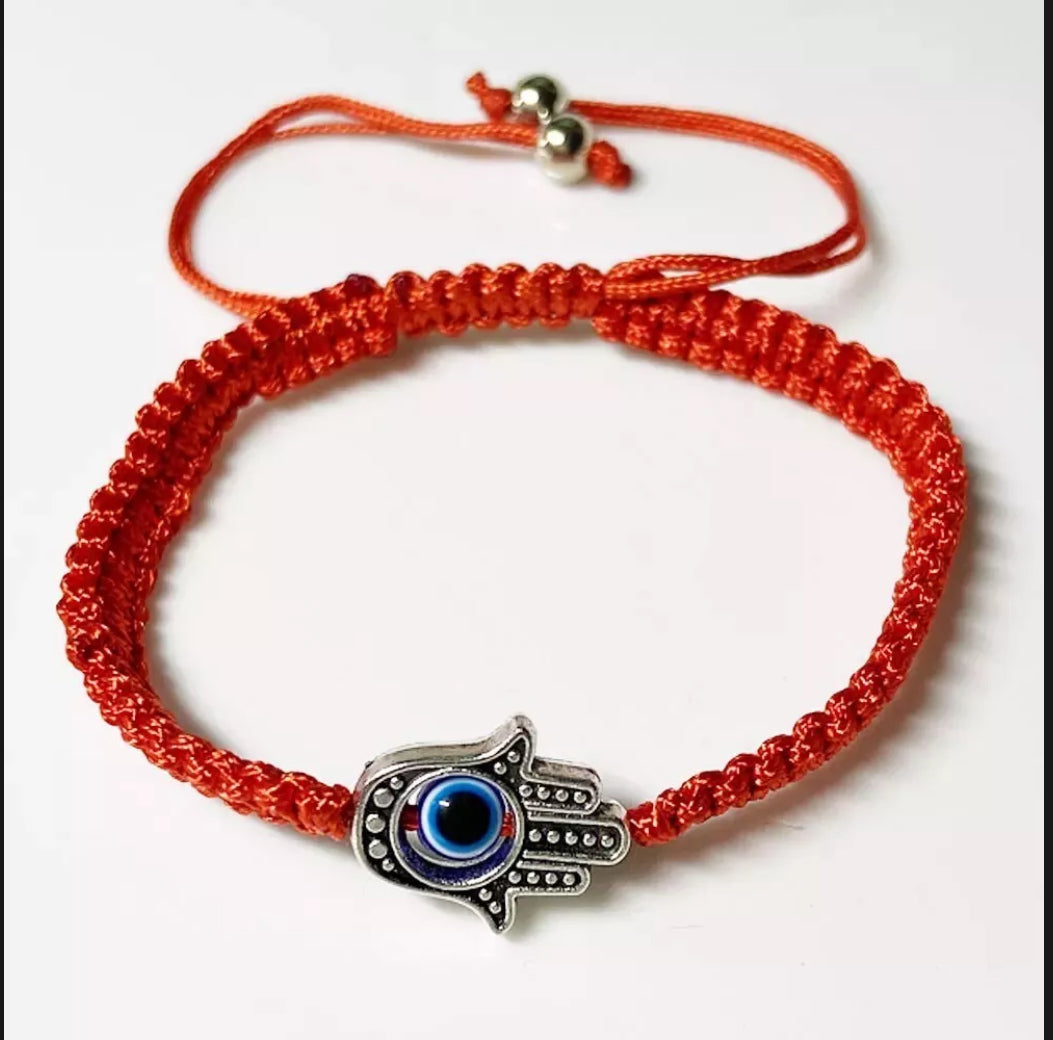 Red evil eye bracelet