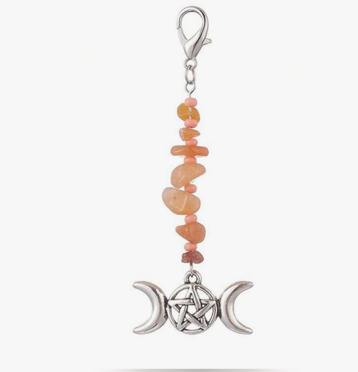 Gravel rice keychain pendant