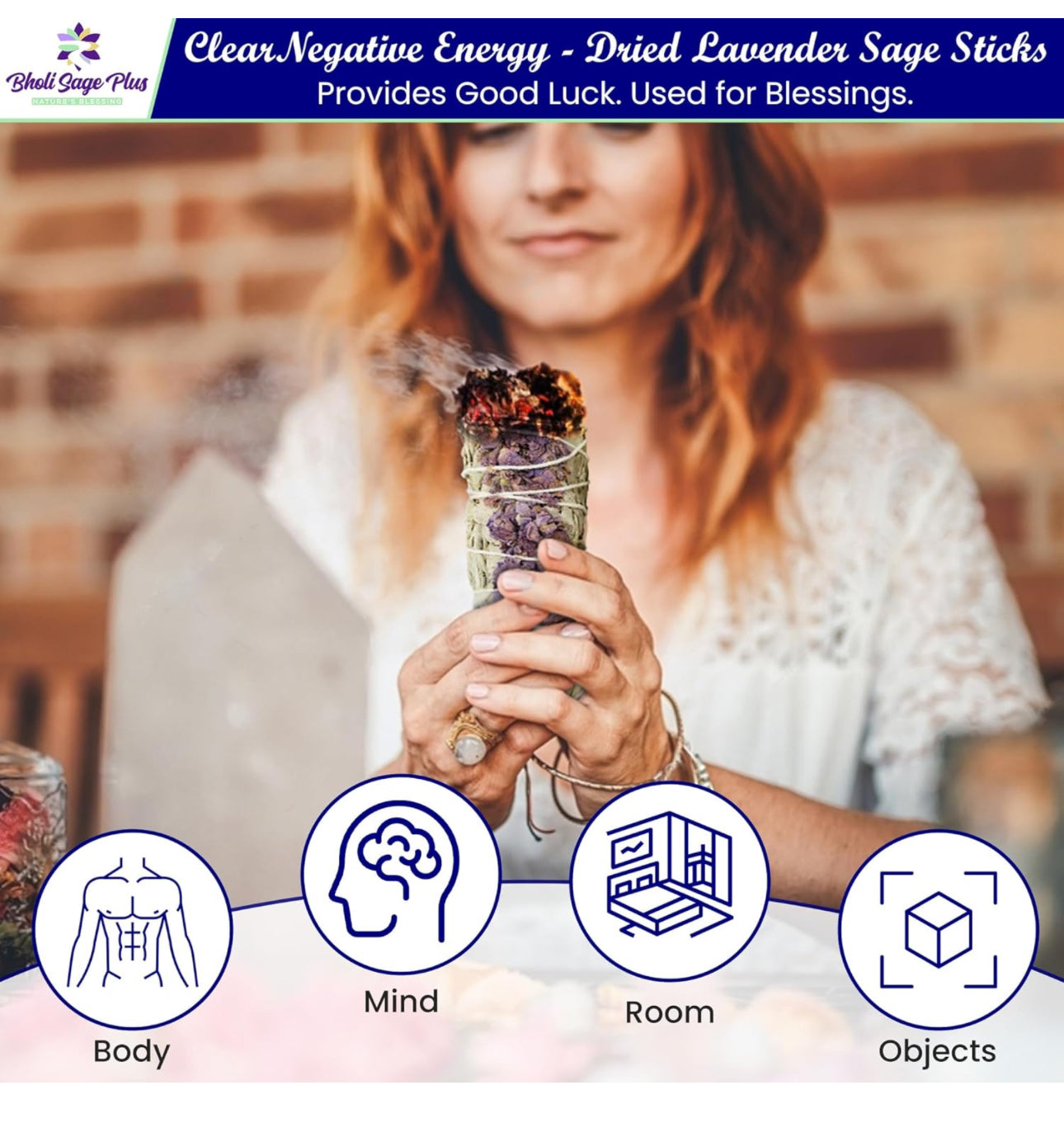 Lavender sage & white sage