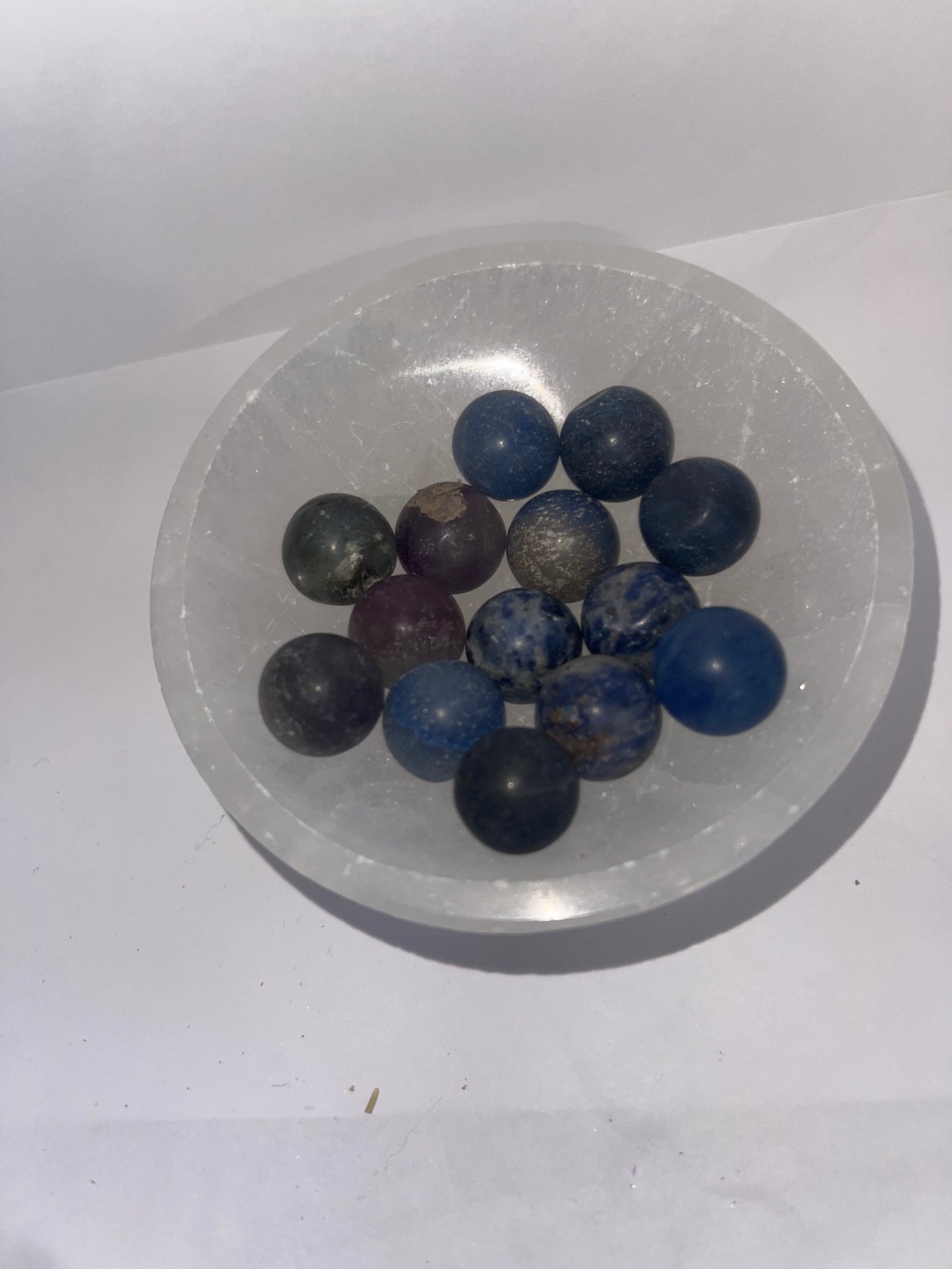 Mini blue spheres mix