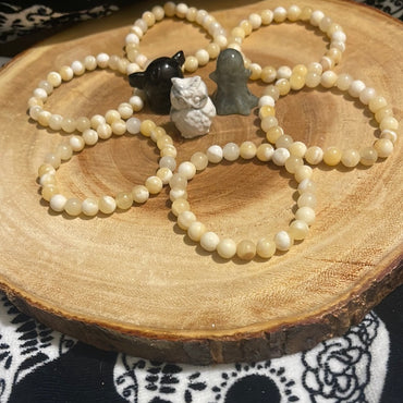 yellow calcite bracelet