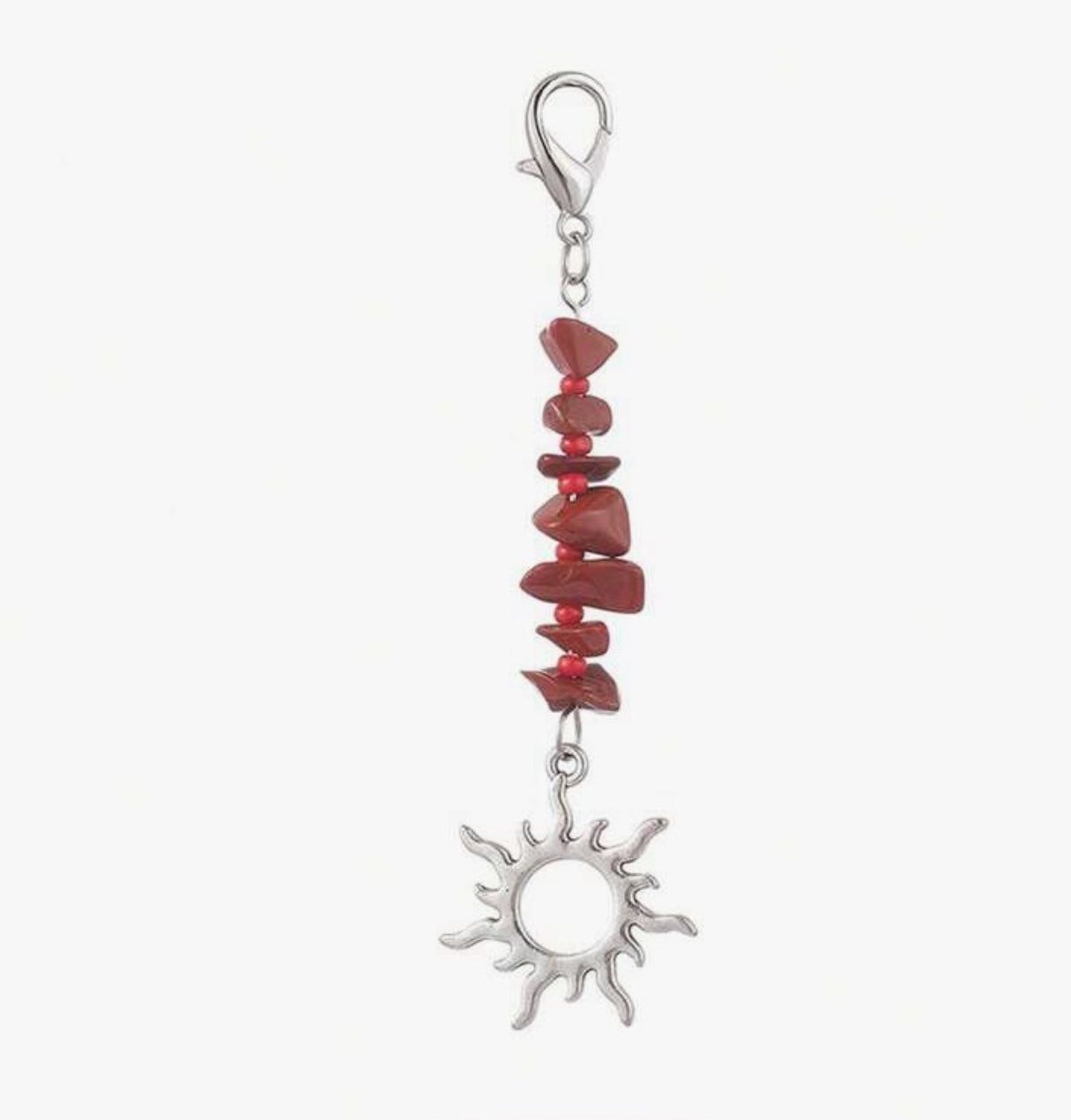 Gravel rice keychain pendant