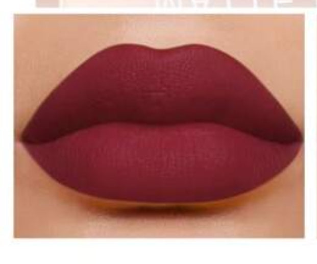 Matte color lip gloss