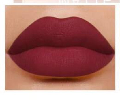 Matte color lip gloss