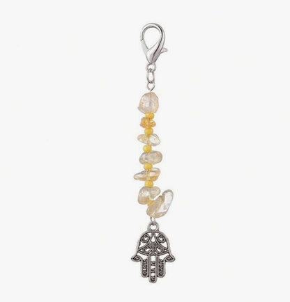 Gravel rice keychain pendant