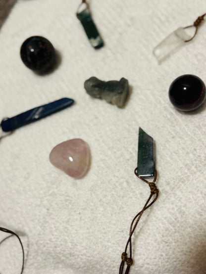 Carved necklaces take w/you