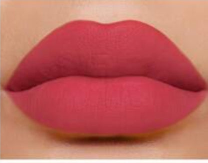 Matte color lip gloss