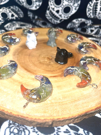Chakras half moon