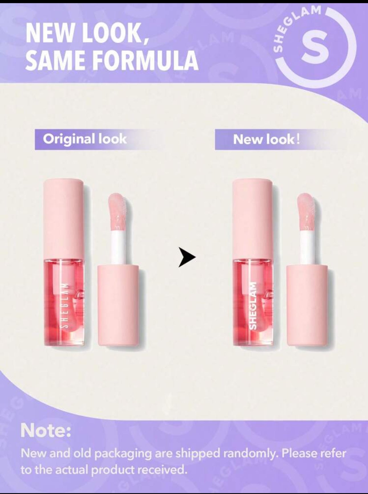 Lip gloss shiny