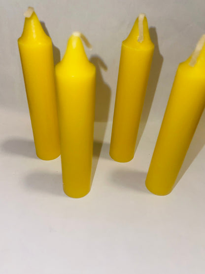 Yellow candle