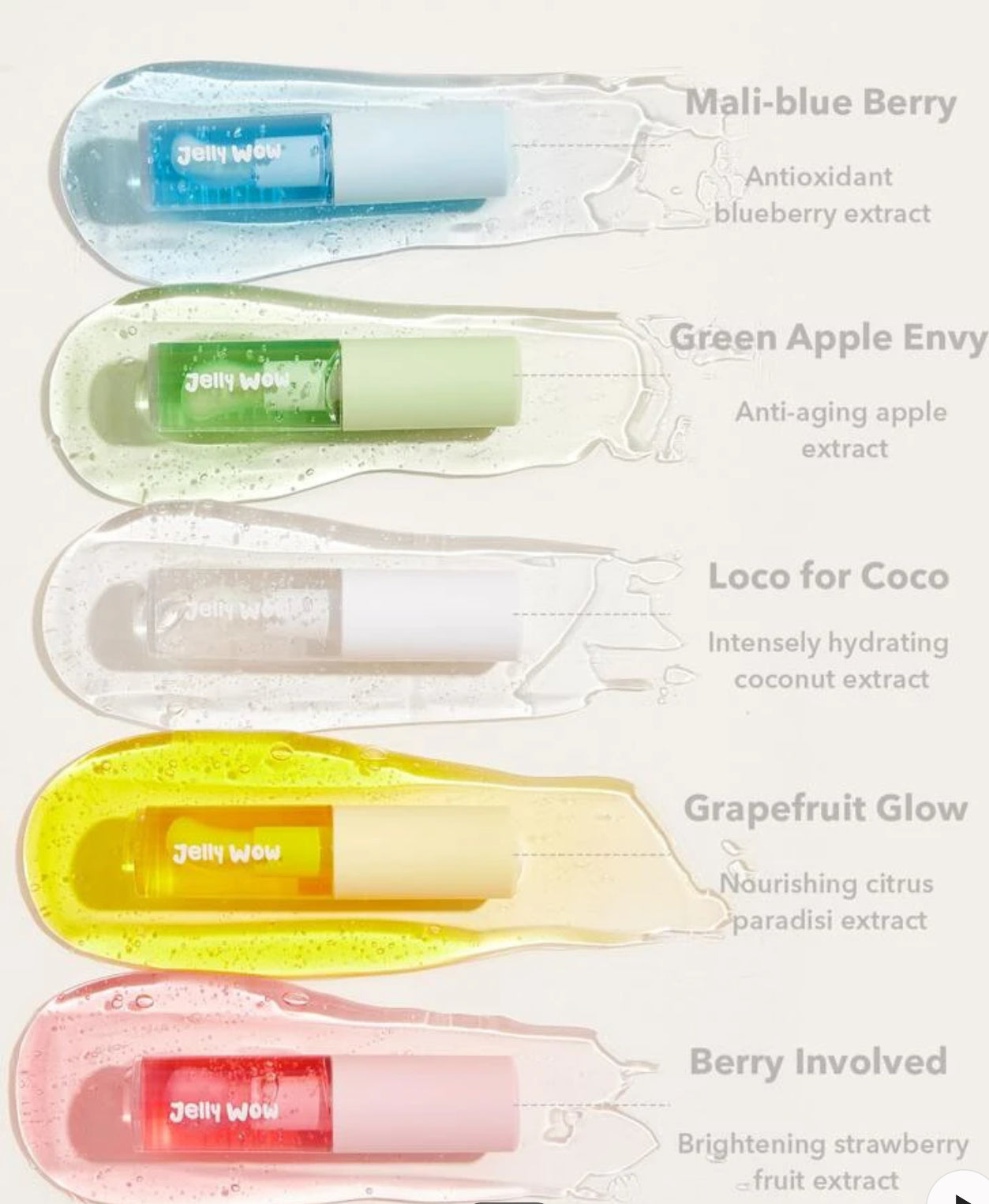 Lip gloss shiny