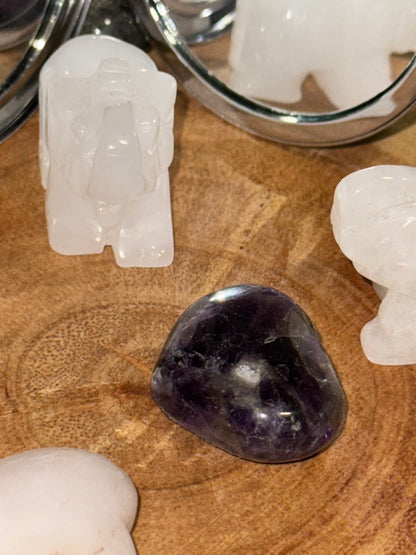Clear Quartz elephants