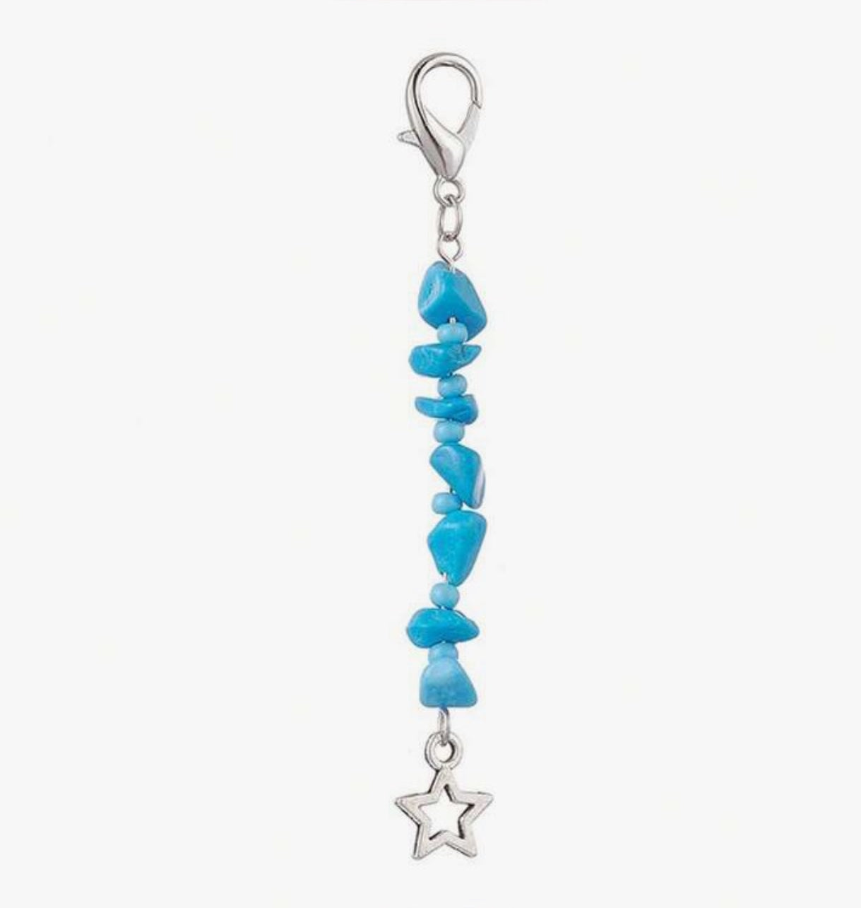 Gravel rice keychain pendant