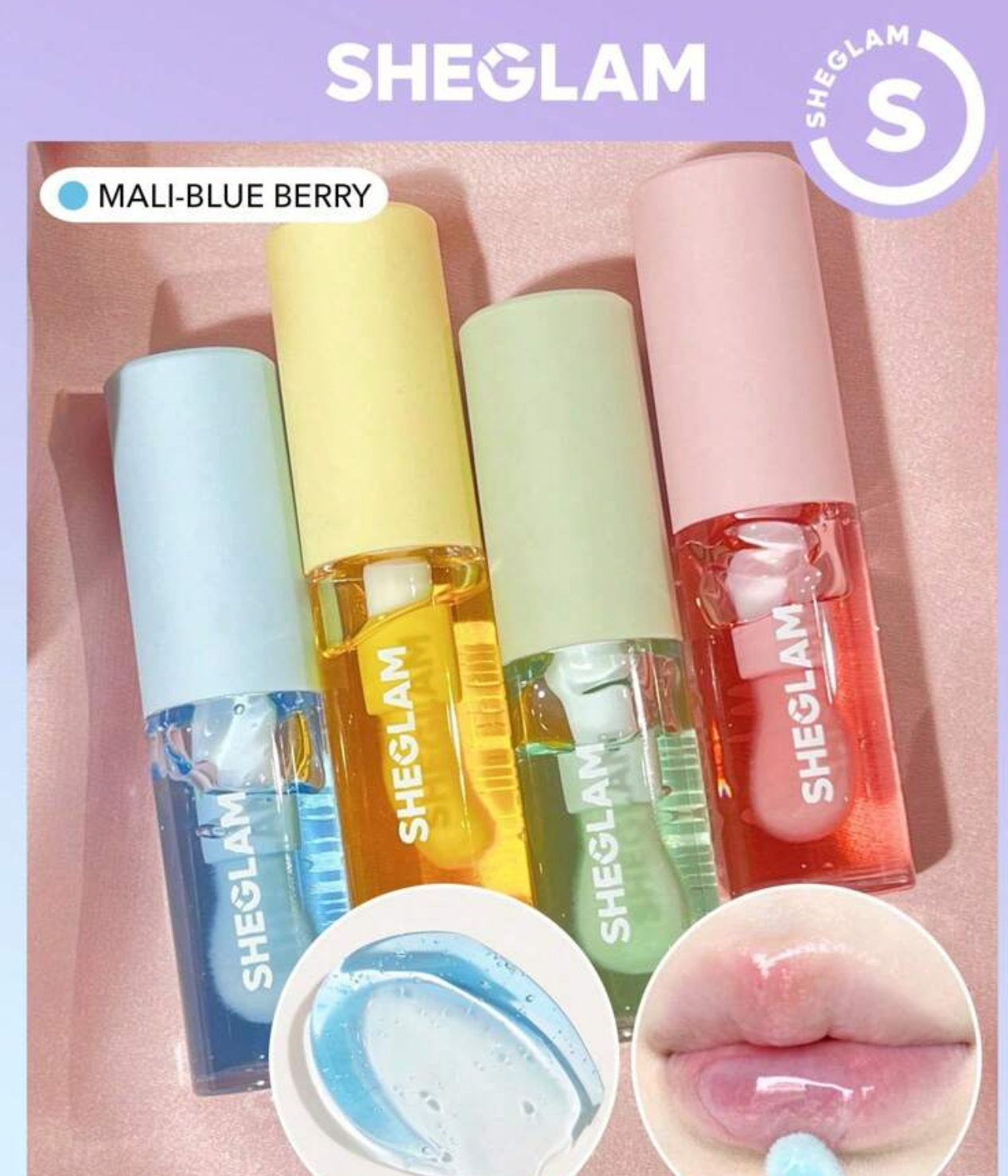 Lip gloss shiny