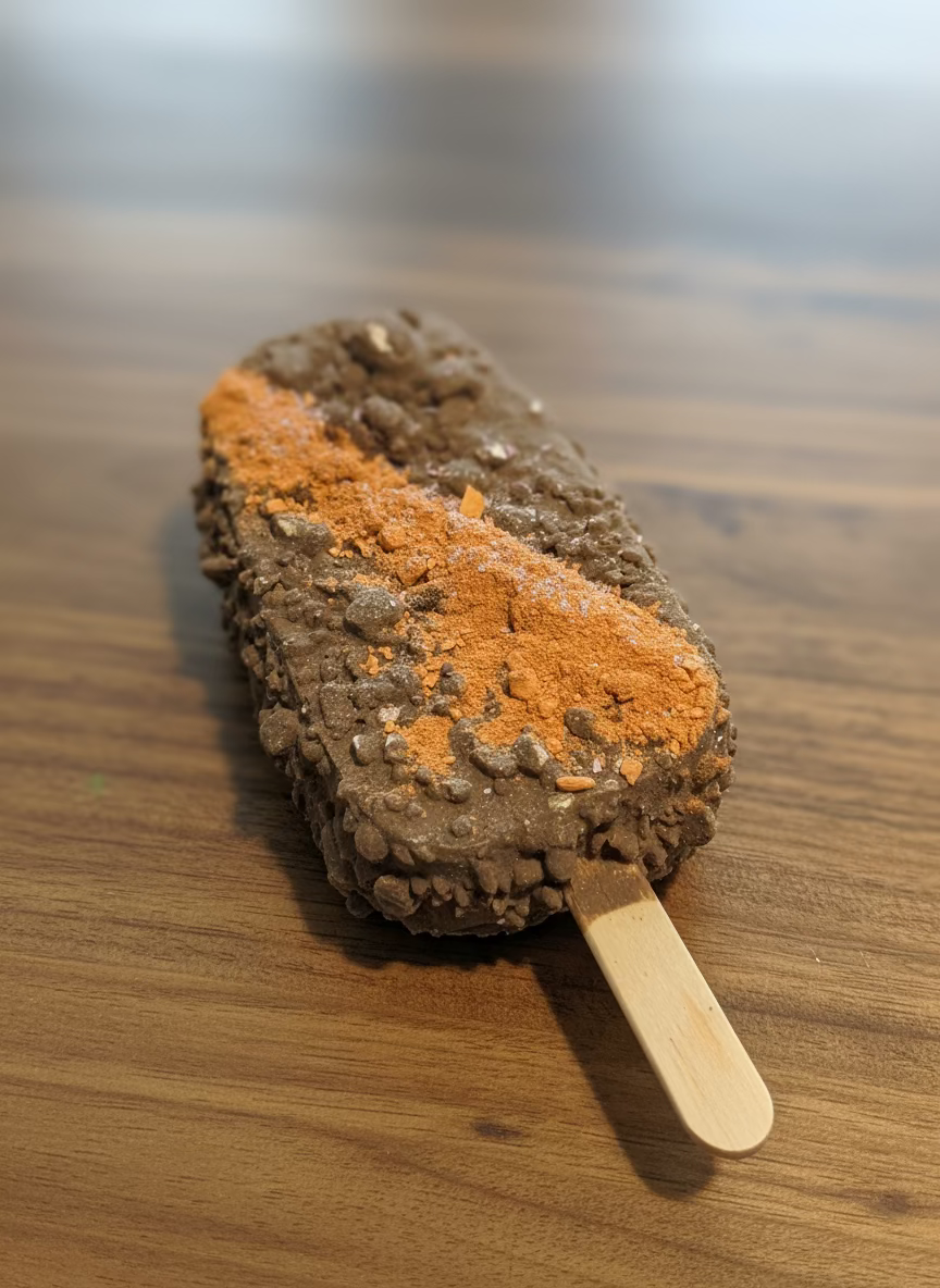 Paleta de maiz- choco