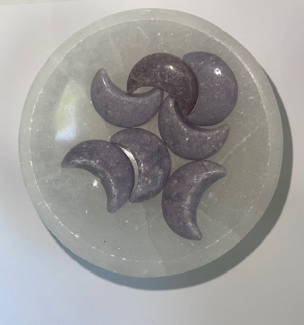 dark amethys carved halfmoon
