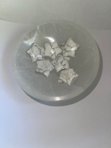 white howlite stars