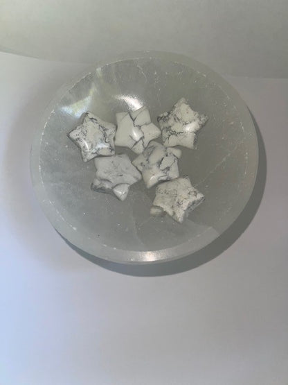 white howlite stars