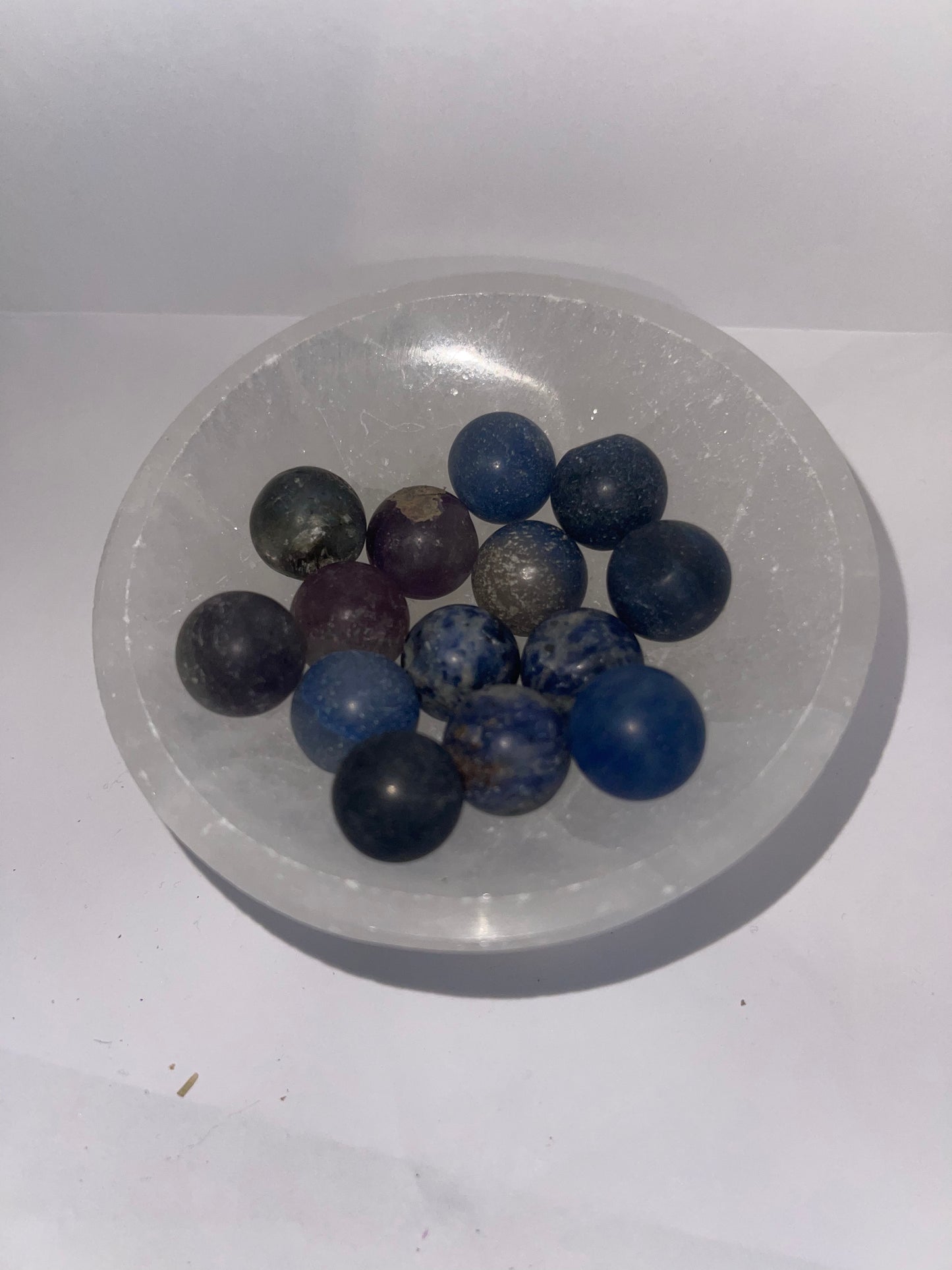 Mini blue spheres mix