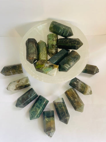 Green. Jade towers