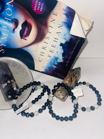 Zebra agate bracelet