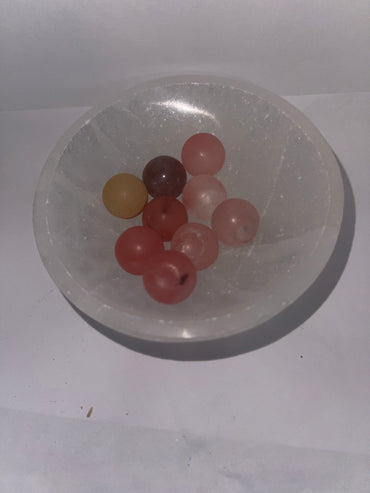 Lucky pink mini spheres