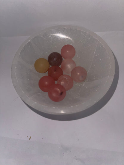 Lucky pink mini spheres