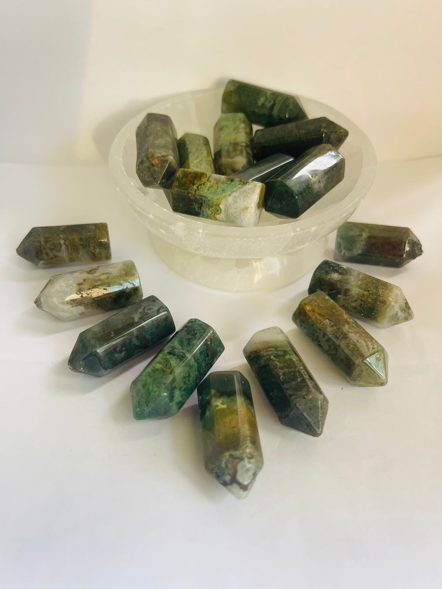 Green. Jade towers
