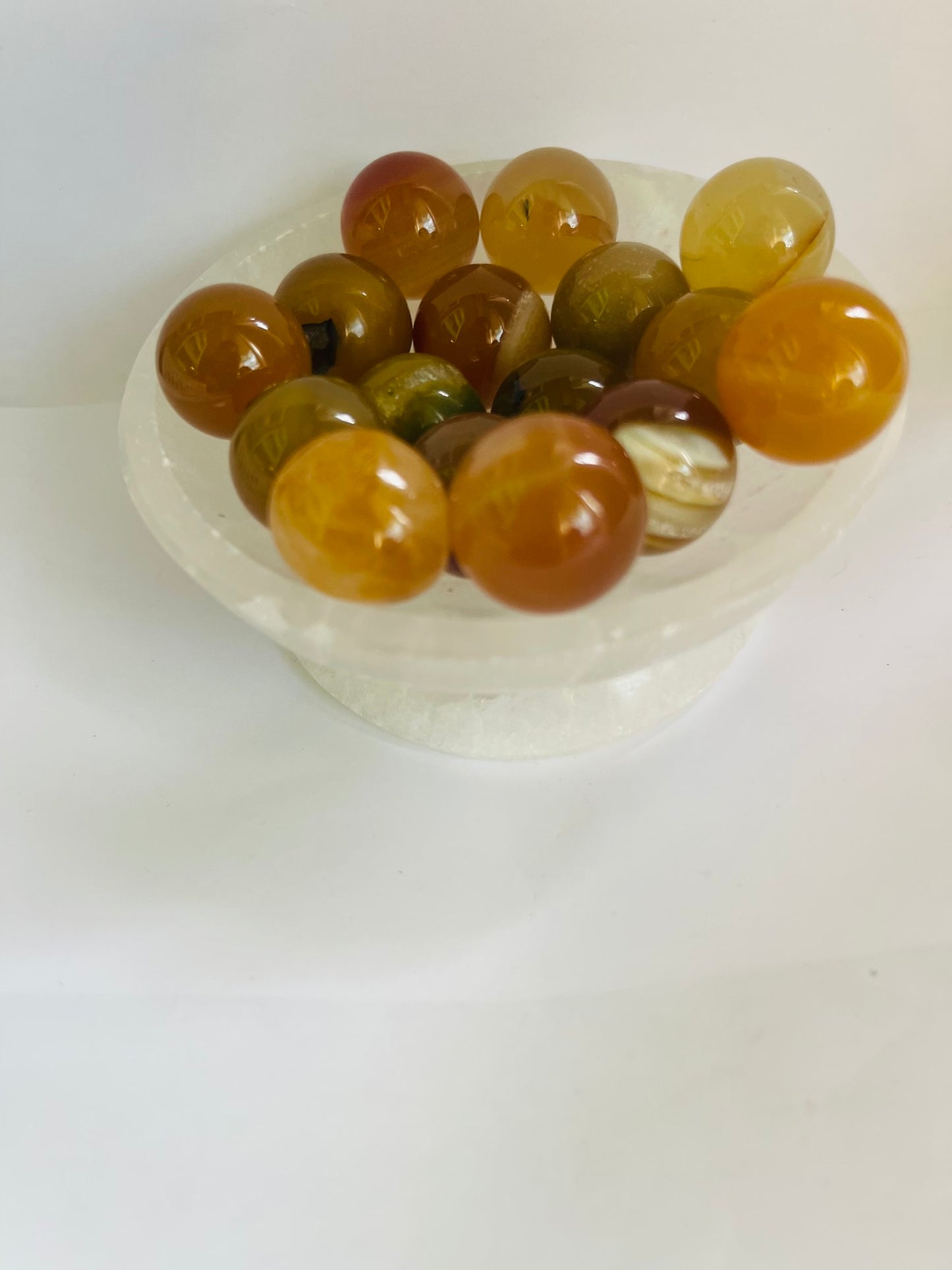 Yellow fruits spheres