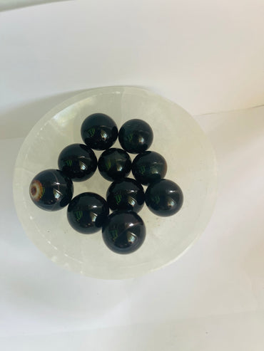 Black eye sphere