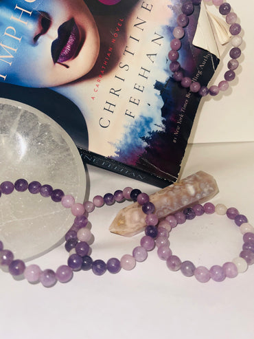 Purple Lepidoplite bracelet
