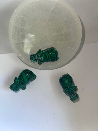 malachite jasper elephants